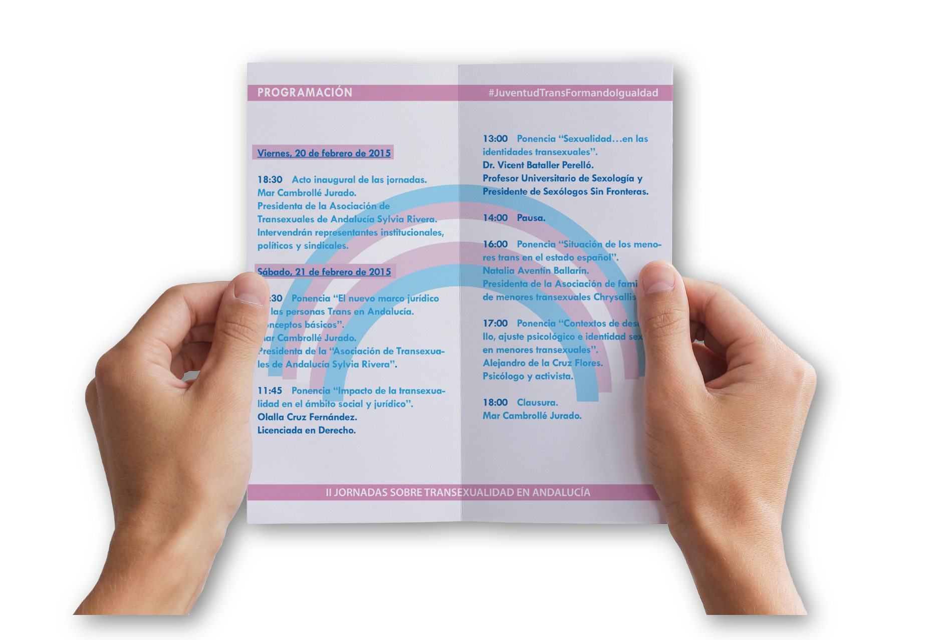 Home 22 Brochure for the Andalucía Trans Awareness Days